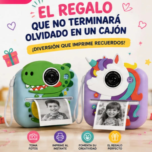 Cámara de Aventuras Kids™ | Imprime recuerdos al instante.